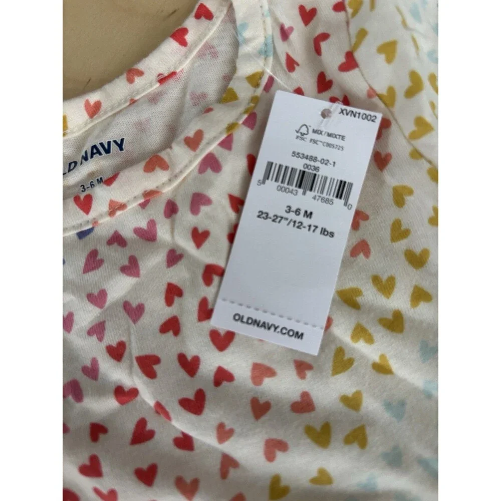 Empire-Waist Jersey Dress for Baby Rainbow Heats  Old Navy 3-6 Months New